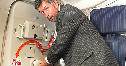 Man on Plane