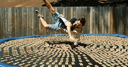Mouse Trap Trampoline