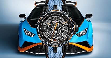 Roger Dubuis x Lamborghini Excalibur Huracan STO Promo