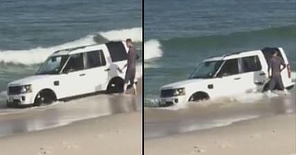 sinking SUV promo