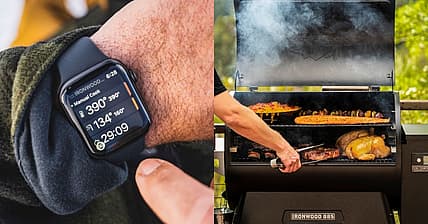 Traeger Apple Watch App Promo Split