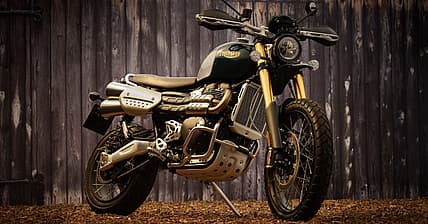 Triumph Scrambler 1200 Steve McQueen Edition Promo