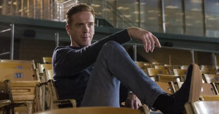 Damian Lewis kicks back as Bobby Axelrod.