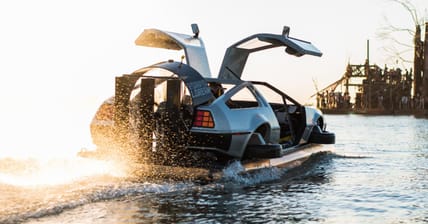 DeLorean Hovercraft Promo
