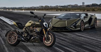 Ducati Diavel Lamborghini Promo