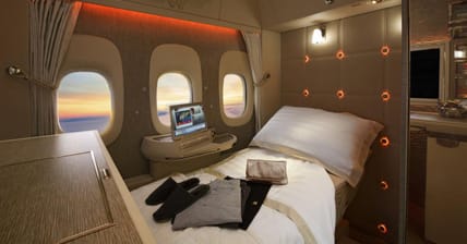 Emirates First Class Suite Promo