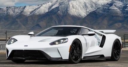 facebook-Linked_Image___White Ford GT mountains