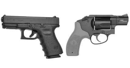 Glock 19 Smith Smith & Wesson Bodyguard 38 Prom Split