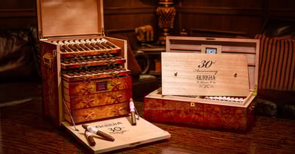 Gurkha 30yr Humidor promo