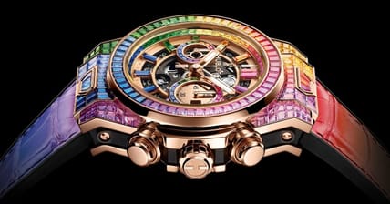Hublot Big Bang Unico Full Baguette King Gold Rainbow Promo