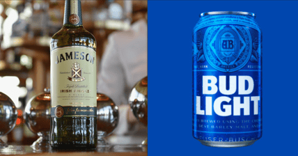 Jameson Bud Light Split