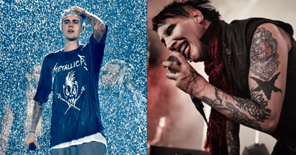 Justin Bieber Marilyn Manson
