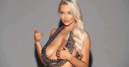 Lindsey Pelas Mardi Gras Promo