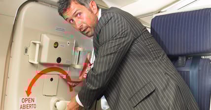 Man on Plane