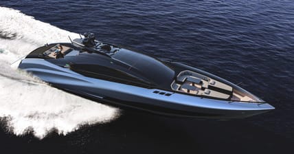 Milan-based yacht design studio Officina Armare drew heavily from supercars in designing the new A88 Gransport concept.
