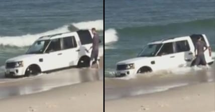 sinking SUV promo
