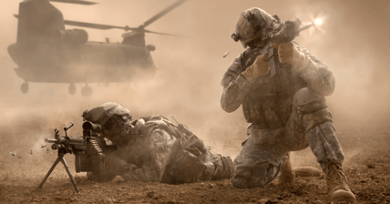Soldiers in Combat