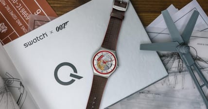 swatch promo no time to die q watch