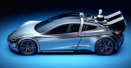 Tesla DeLorean Promo