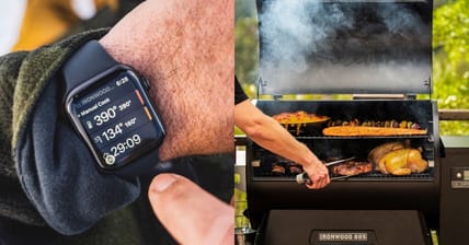 Traeger Apple Watch App Promo Split