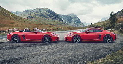2019 Porsche Boxster T and Cayman T Promo