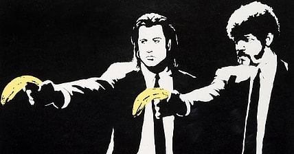 Banksy Pulp Fiction Promo