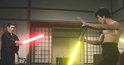 Bruce Lee Lightsaber Promo