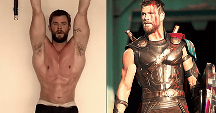 Chris Hemsworth Workout Promo
