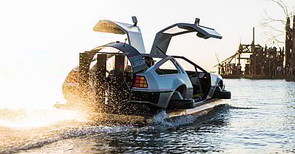 DeLorean Hovercraft Promo