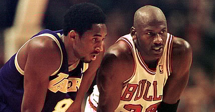 Kobe Bryant and Michael Jordan