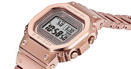 g-shock rose gold watch