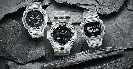 g-shock semi transparent watch promo