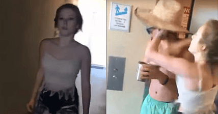 Girl Punches Guy Promo