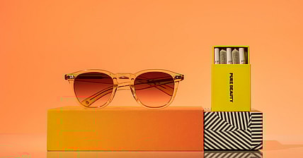 GLCO sunglasses and pure beauty weed collab promo