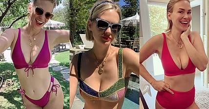 January Jones Bikini Photos Promo
