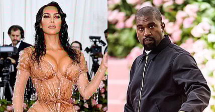 Kim Kardashian Kanye West Promo Split