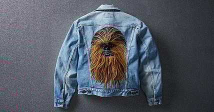 Levi's Authorized Vintage Chewbacca Trucker Jacke Promo