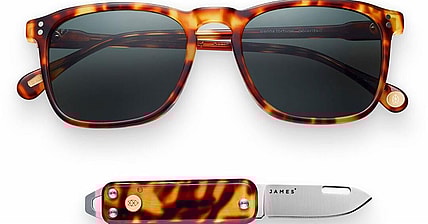 raen james brand sunglasses knife promo
