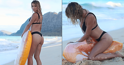 Sara Underwood Inner Tube Promo
