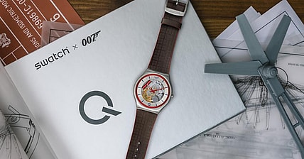 swatch promo no time to die q watch
