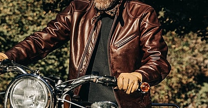 Taylor Stitch Band Collar Moto Jacket Promo