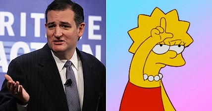 Ted Cruz Lisa Simpson