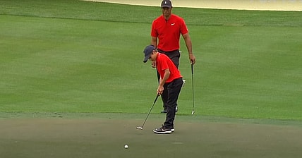 Tiger and Charlie Woods Promo