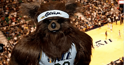 utah jazz bear