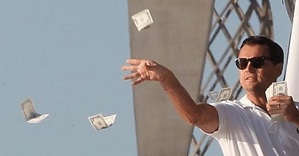 Wolf of Wall Street Money Promo