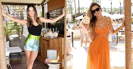 Alessandra Ambrosio Audrina Partridge Elia Beach Club Virgin Hotel Las Vegas Promo