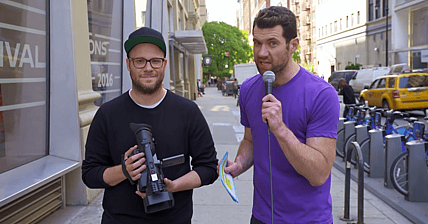Billy Eichner and Seth Rogen [YouTube]