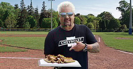 Guy Fieri Apple Pie Hot Dog Promo