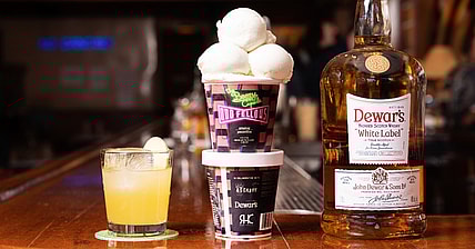 oddfellows boozy ice cream capsule dewar's promo