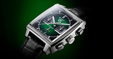 Tag Heuer Monaco Green Dial Promo
